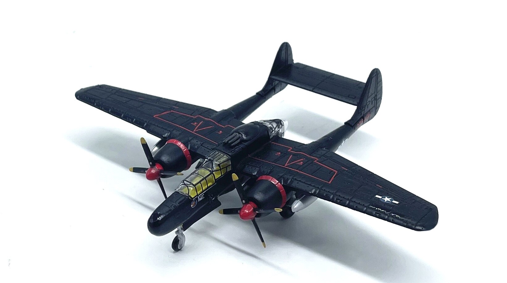 1: 144 us P-61 night fighter Alloy aircraft model Finished simulation ornament 1: 144 us P-61 night fighter Alloy aircraft model Finished simulation ornament