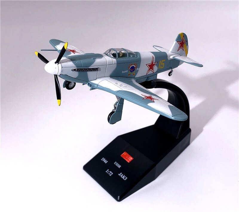 Special Offer 1:72 Soviet Red Army in World War II JAK3 Simulated Alloy Fighter Model Ornament Collection