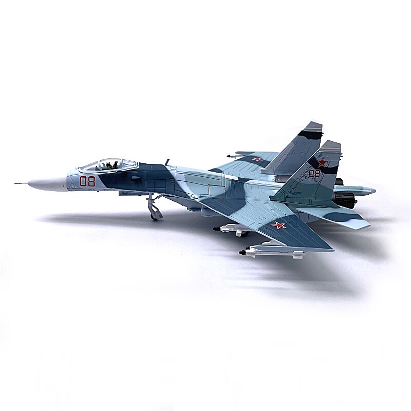 1 / 100 Russian fighter Su-27 Simulation alloy aircraft model products