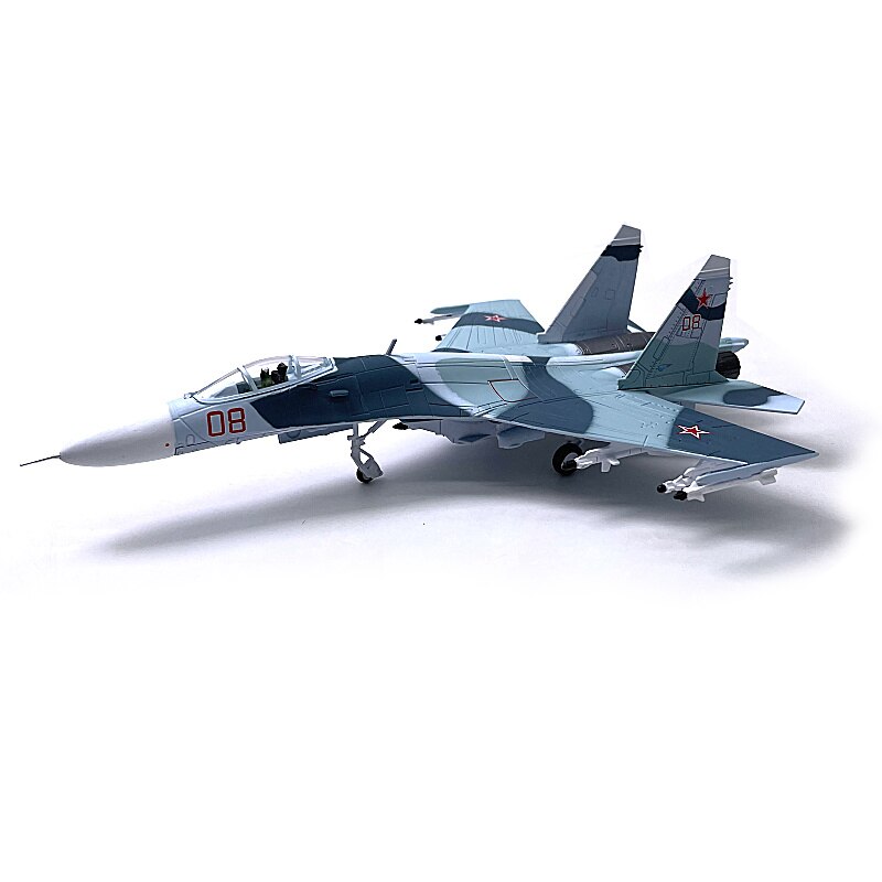 1 / 100 Russian fighter Su-27 Simulation alloy aircraft model products