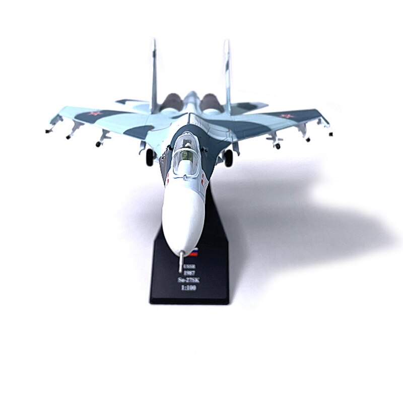 1 / 100 Russian fighter Su-27 Simulation alloy aircraft model products
