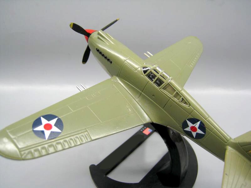 1 / 72 US World War II p40b fighter model Pearl Harbor coating Alloy finished product model 1 / 72 US World War II p40b fighter model Pearl Harbor coating Alloy finished product model