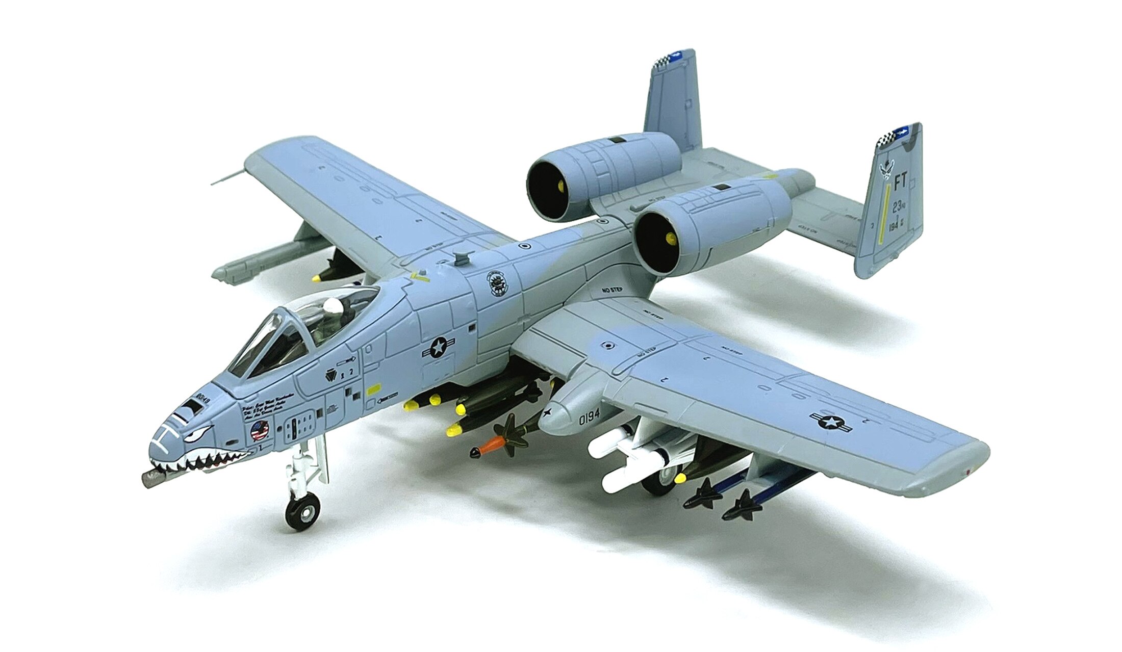 1: 100 USAF A-10C aircraft model Panzer Killer Alloy simulation finished product model
