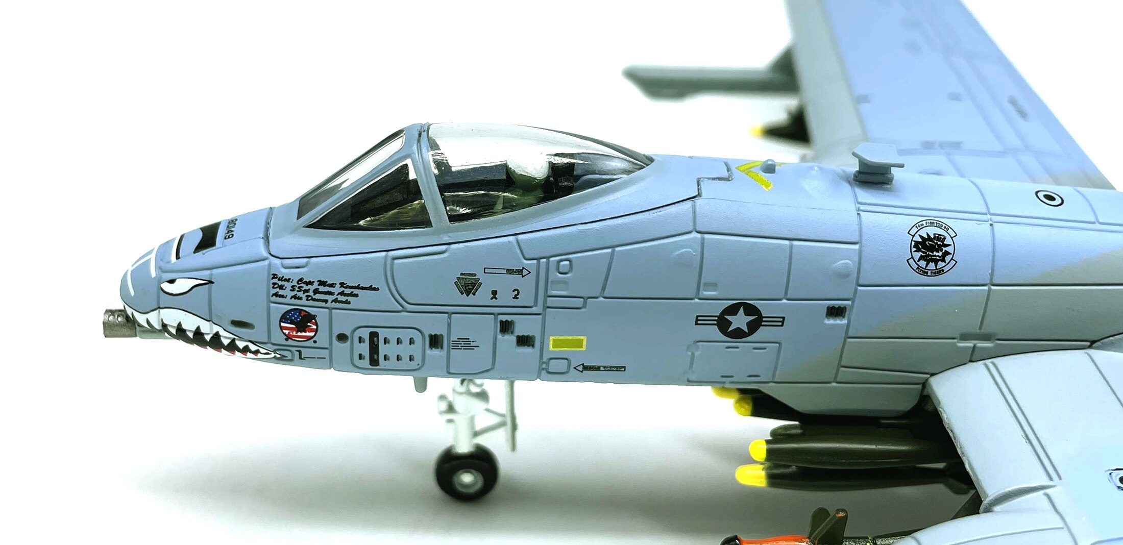 1: 100 USAF A-10C aircraft model Panzer Killer Alloy simulation finished product model