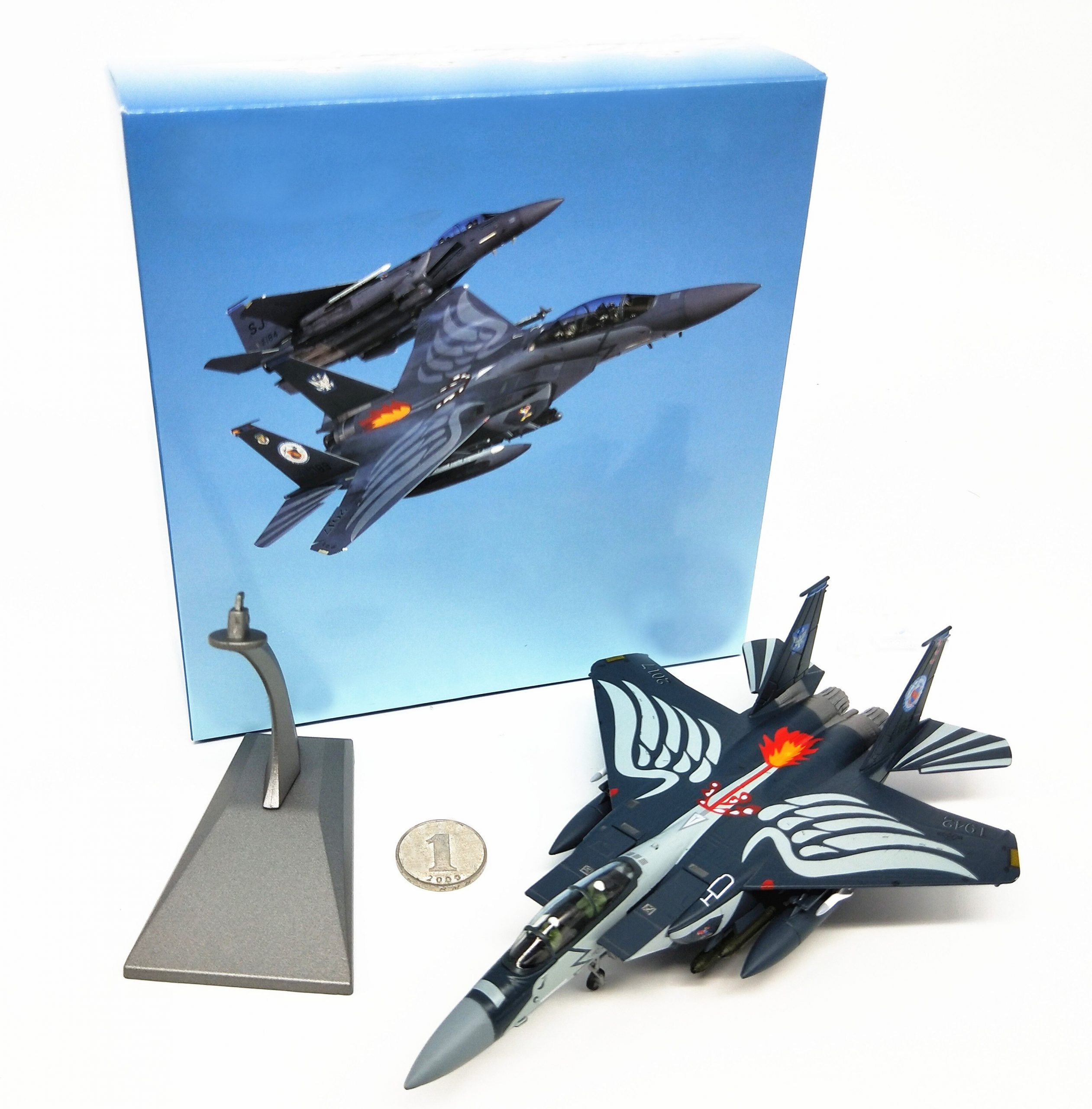1:100 U.S. Air Force F-15E Two-Seat Supersonic All-Weather Fighter Model alloy Die-casting Collection Model 1:100 U.S. Air Force F-15E Two-Seat Supersonic All-Weather Fighter Model alloy Die-casting Collection Model