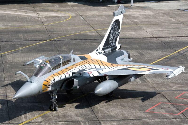 1:72 French Air Force fighter NATO tiger Club 2013 Finished aircraft model