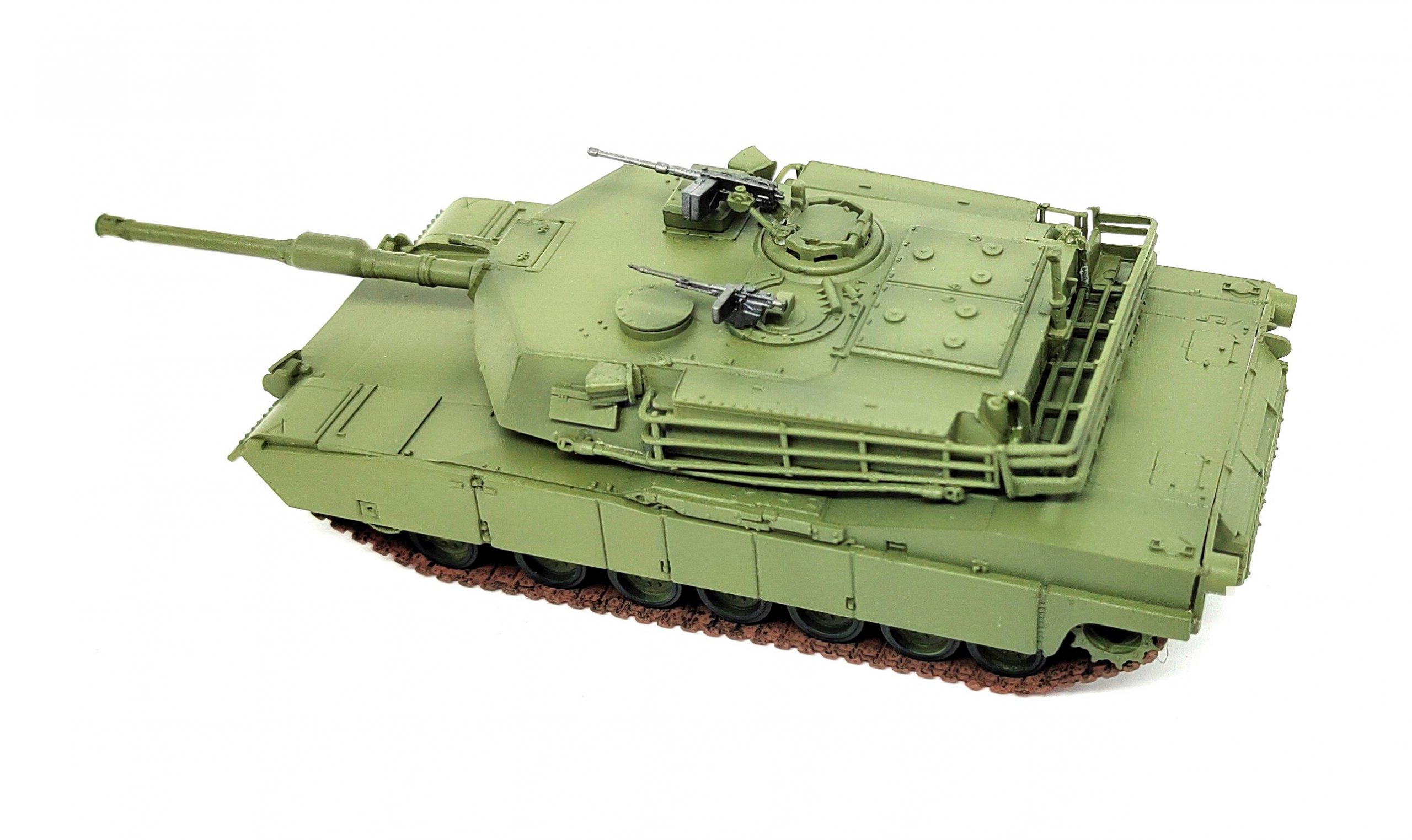 1: 72 US Army m1a1 main battle tank model Green coating Simulation pendulum product 35028 1: 72 US Army m1a1 main battle tank model Green coating Simulation pendulum product 35028
