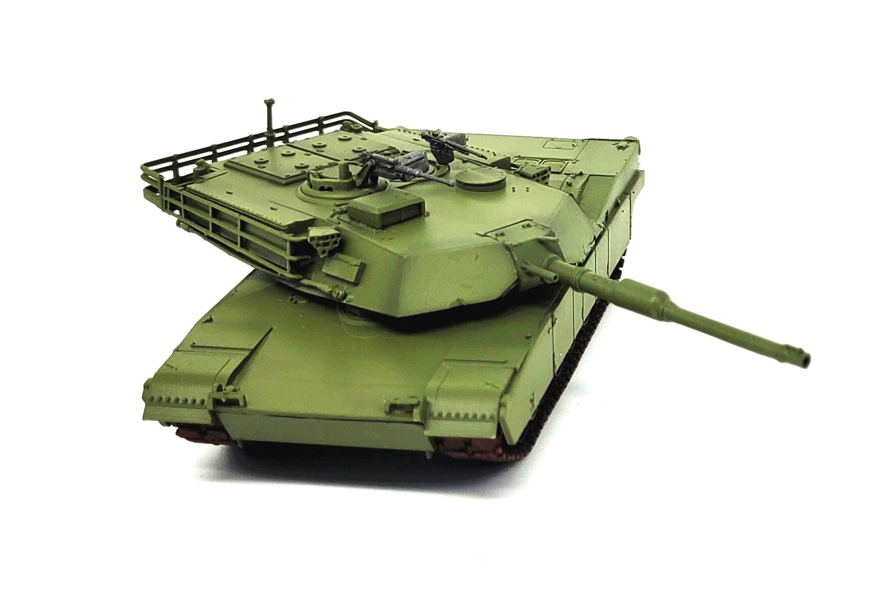 1: 72 US Army m1a1 main battle tank model Green coating Simulation pendulum product 35028 1: 72 US Army m1a1 main battle tank model Green coating Simulation pendulum product 35028