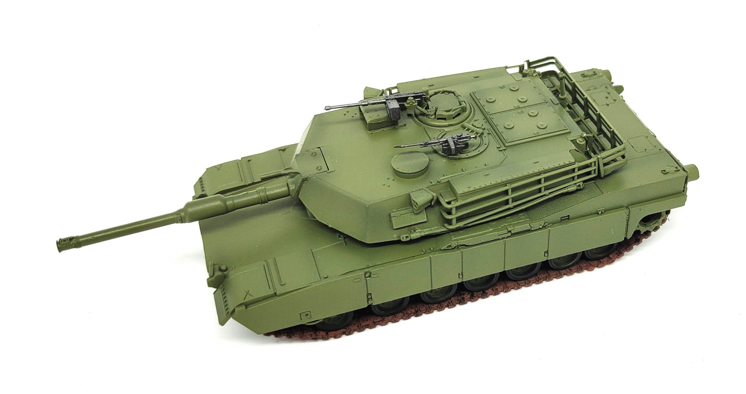 1: 72 US Army m1a1 main battle tank model Green coating Simulation pendulum product 35028 1: 72 US Army m1a1 main battle tank model Green coating Simulation pendulum product 35028