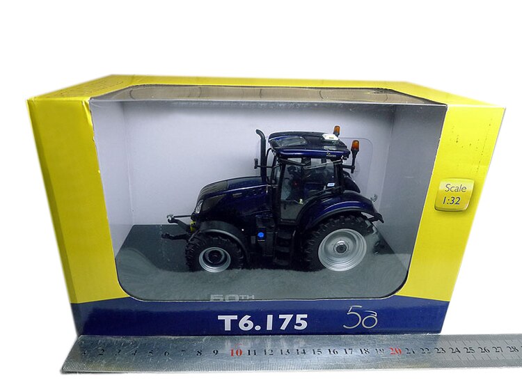 1: 32 t6.175 50th commemorative Tractor Model Agricultural vehicle model Alloy collection model