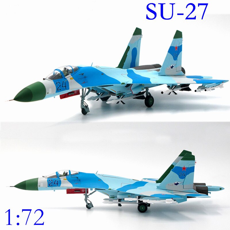 fine 1:72 Russian Air Force SU27 fighter model finished product Alloy Aircraft Model Collection