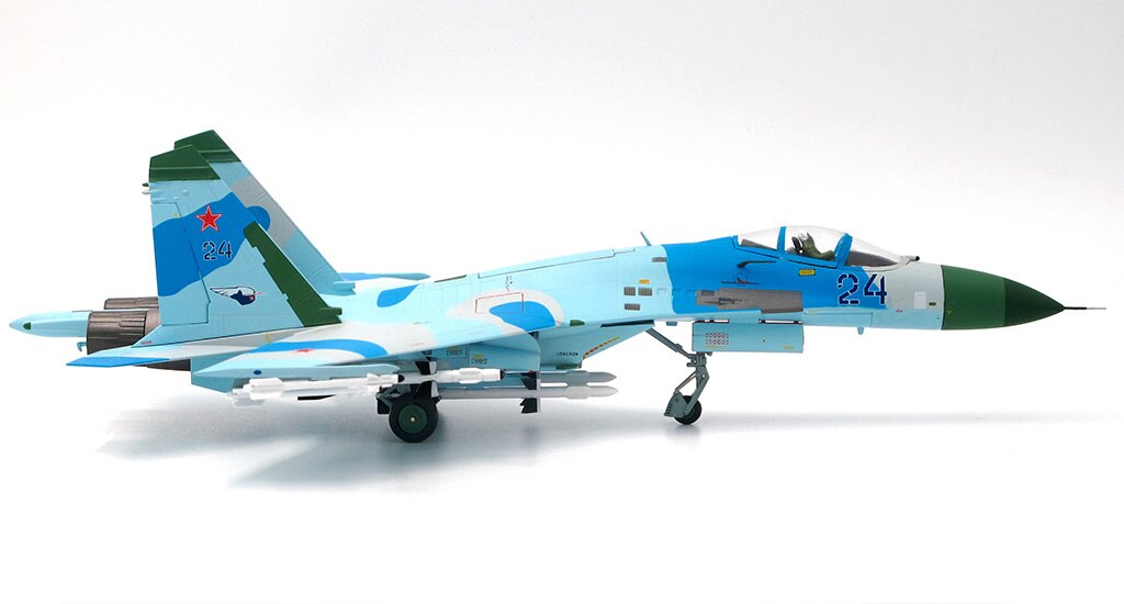 fine 1:72 Russian Air Force SU27 fighter model finished product Alloy Aircraft Model Collection