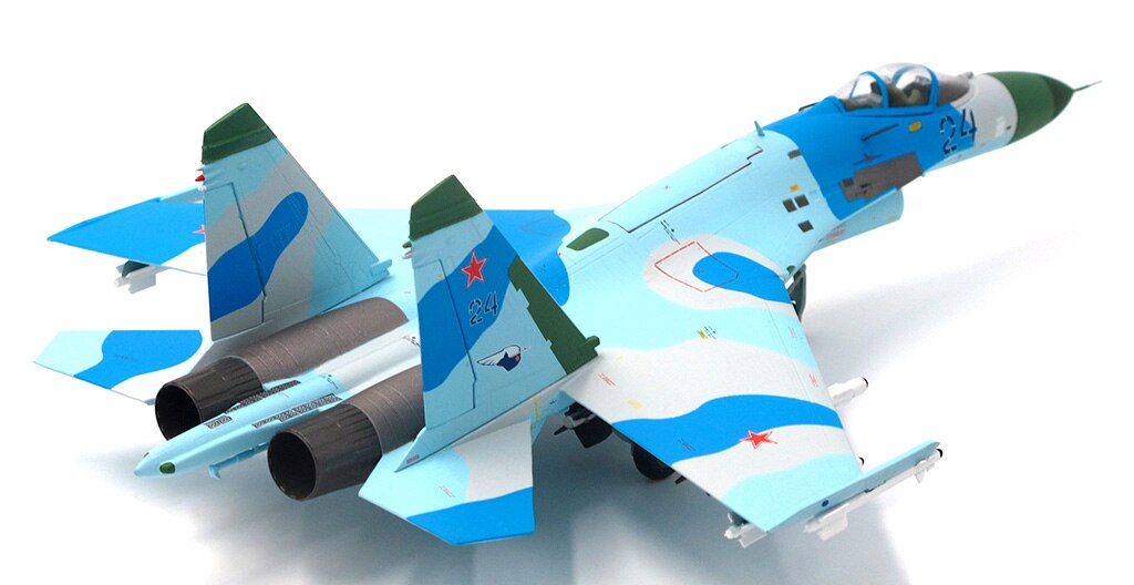 fine 1:72 Russian Air Force SU27 fighter model finished product Alloy Aircraft Model Collection