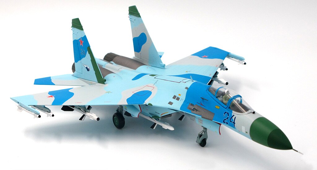 fine 1:72 Russian Air Force SU27 fighter model finished product Alloy Aircraft Model Collection
