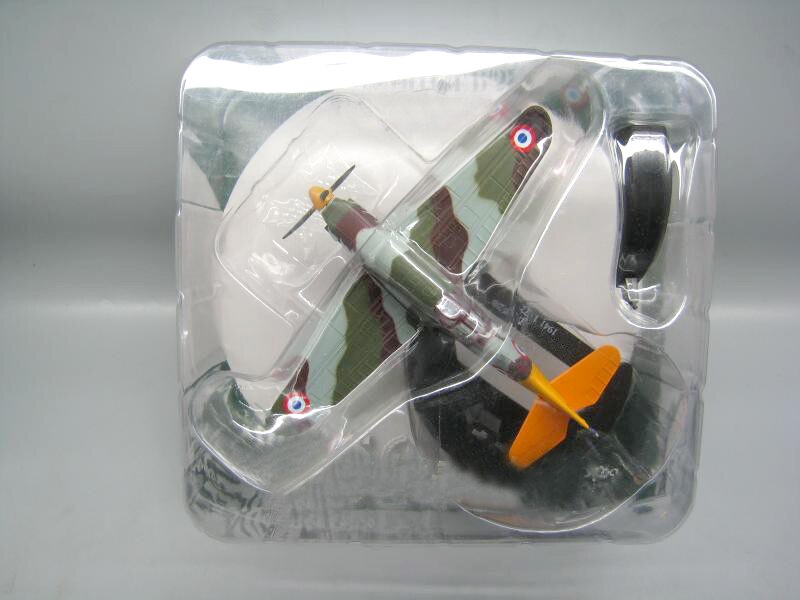 1 / 72 World War II French d520 combat model Alloy collection model