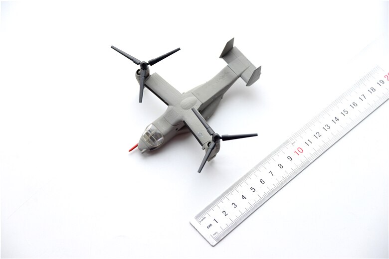 out of print 1 / 150 US V22 tilt rotor aircraft The fuselage length is 12cm Alloy aircraft model