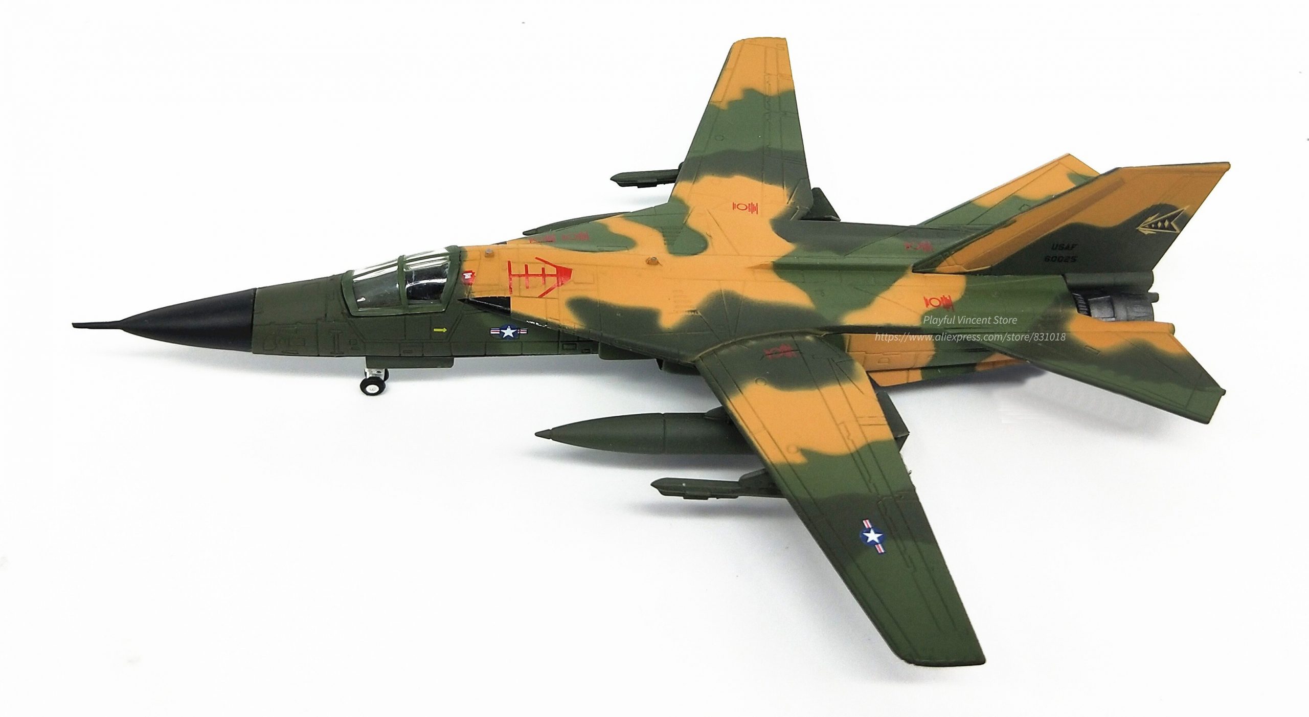 rare Special Offer 1:144 U.S. Air Force F-111A Fighting Bomber Model Alloy model Collection
