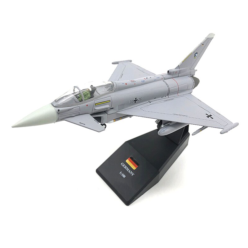 1/100 European EF2000 fighter German Air Force Alloy collection model 1/100 European EF2000 fighter German Air Force Alloy collection model
