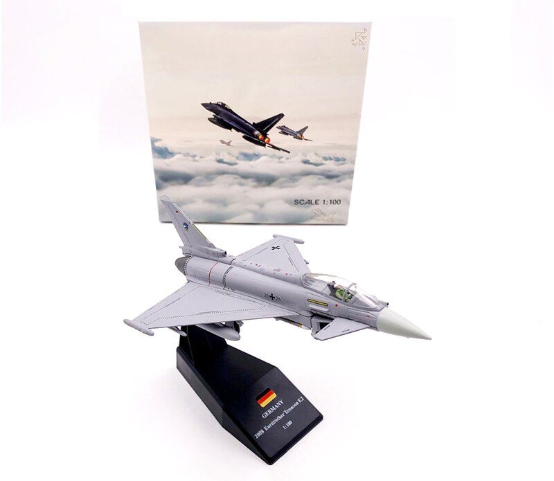1/100 European EF2000 fighter German Air Force Alloy collection model 1/100 European EF2000 fighter German Air Force Alloy collection model