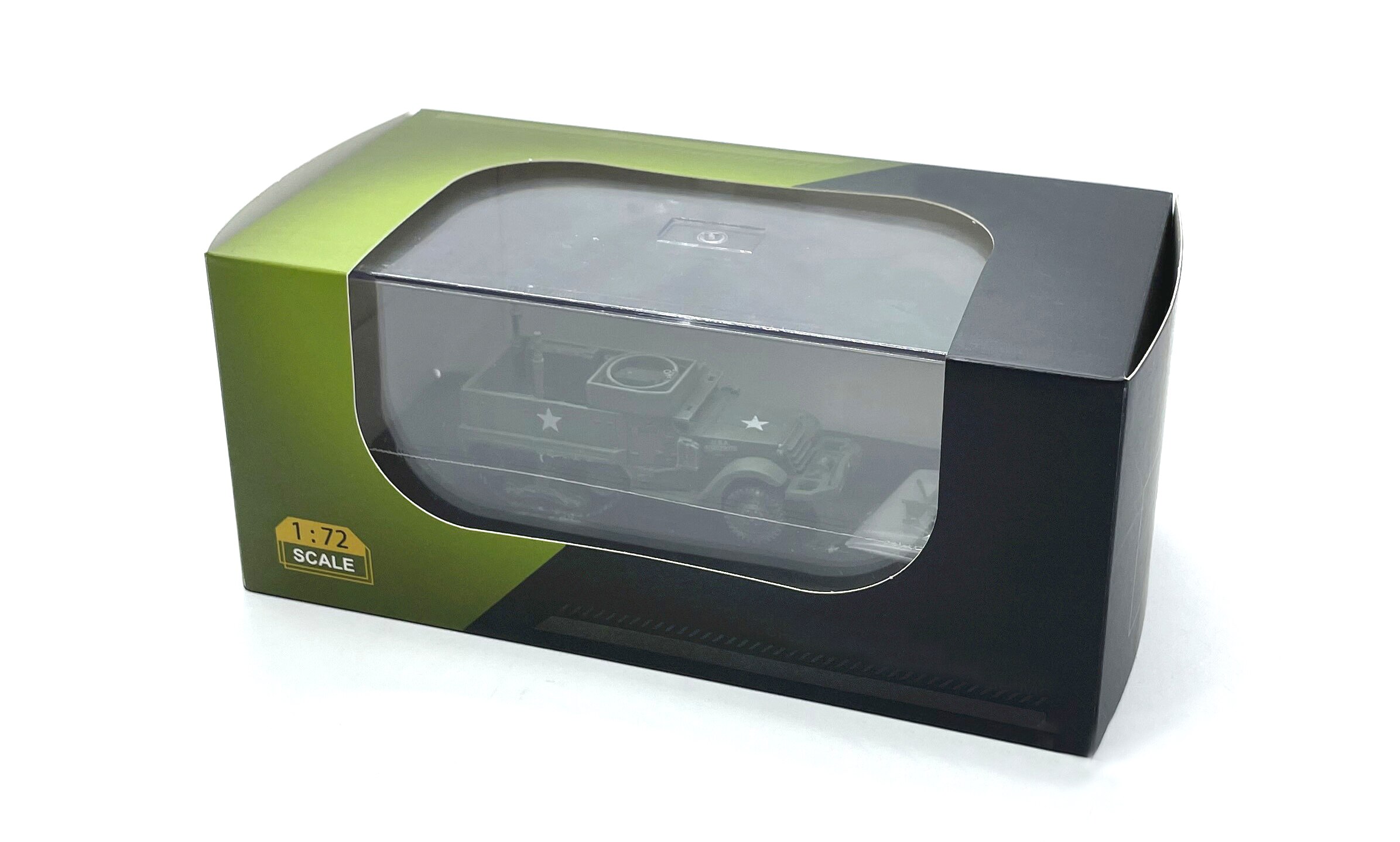 1: 72 World War II US m3 semi tracked armored vehicle Military truck model Soldier model finished product