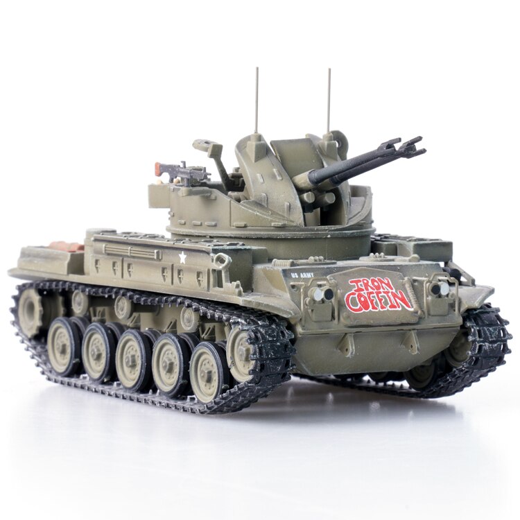 Fine 1 / 72 American M42 air defense vehicle 5th battalion of artillery regiment vs Vietnam War Finished product model