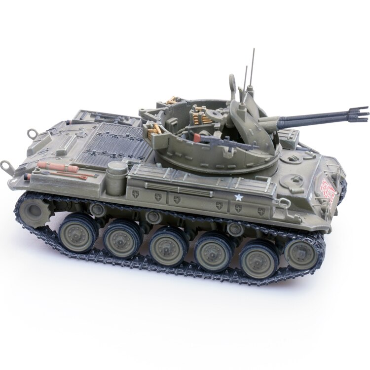Fine 1 / 72 American M42 air defense vehicle 5th battalion of artillery regiment vs Vietnam War Finished product model