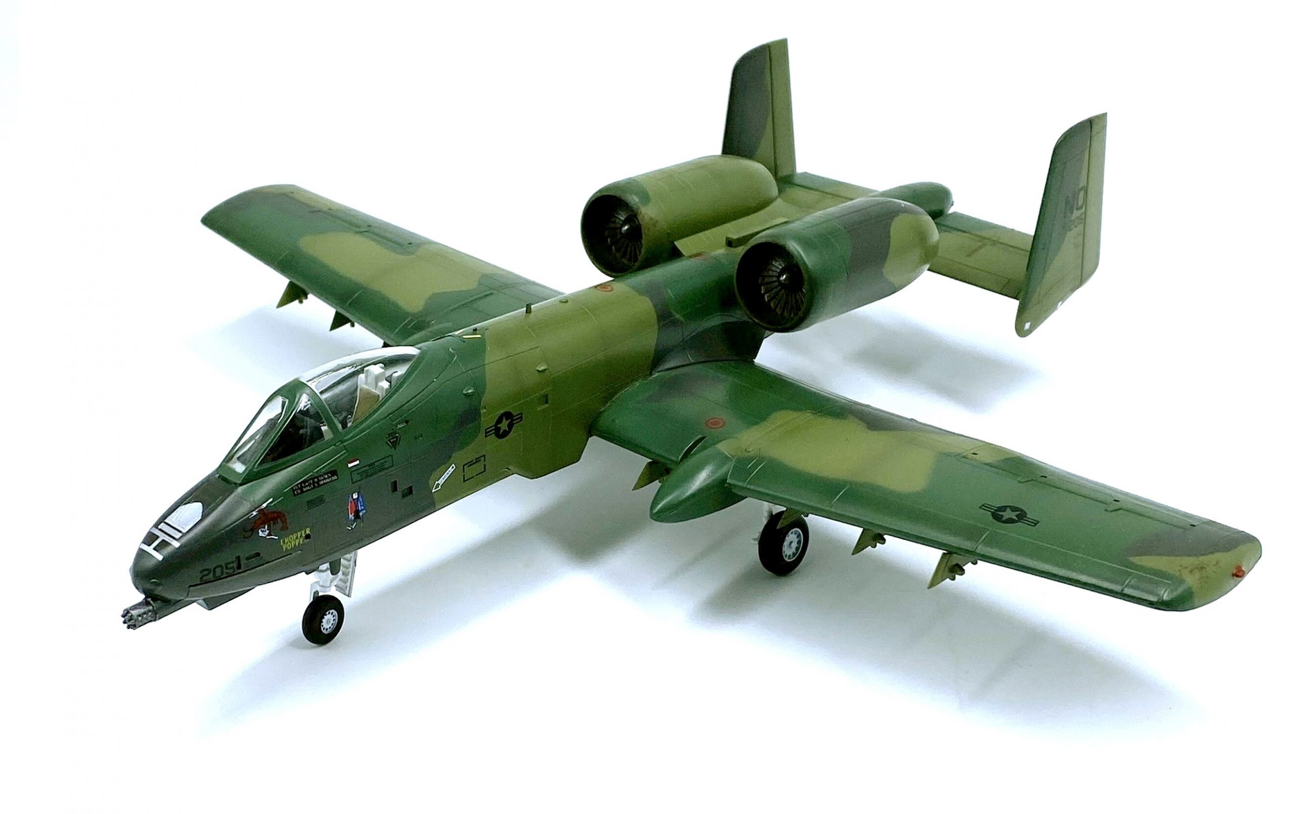 1: 72 USAF A-10 fighter Static simulation model 37111