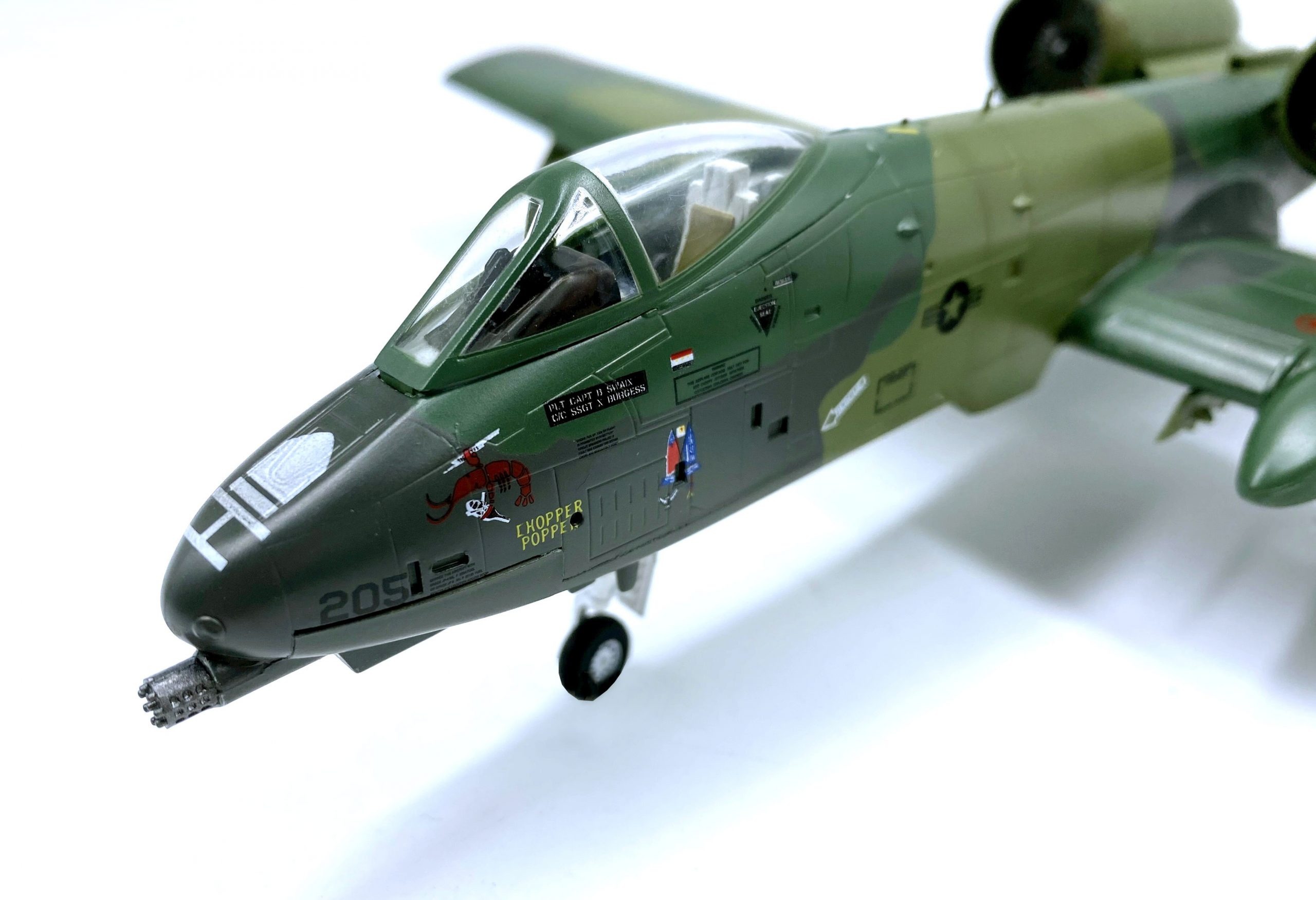 1: 72 USAF A-10 fighter Static simulation model 37111