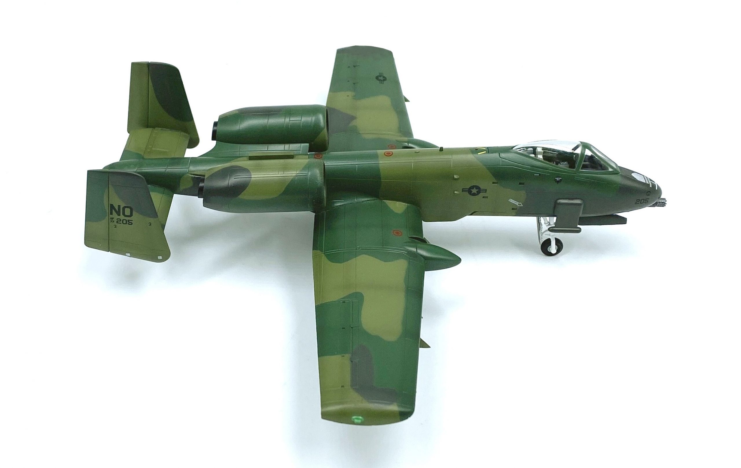 1: 72 USAF A-10 fighter Static simulation model 37111