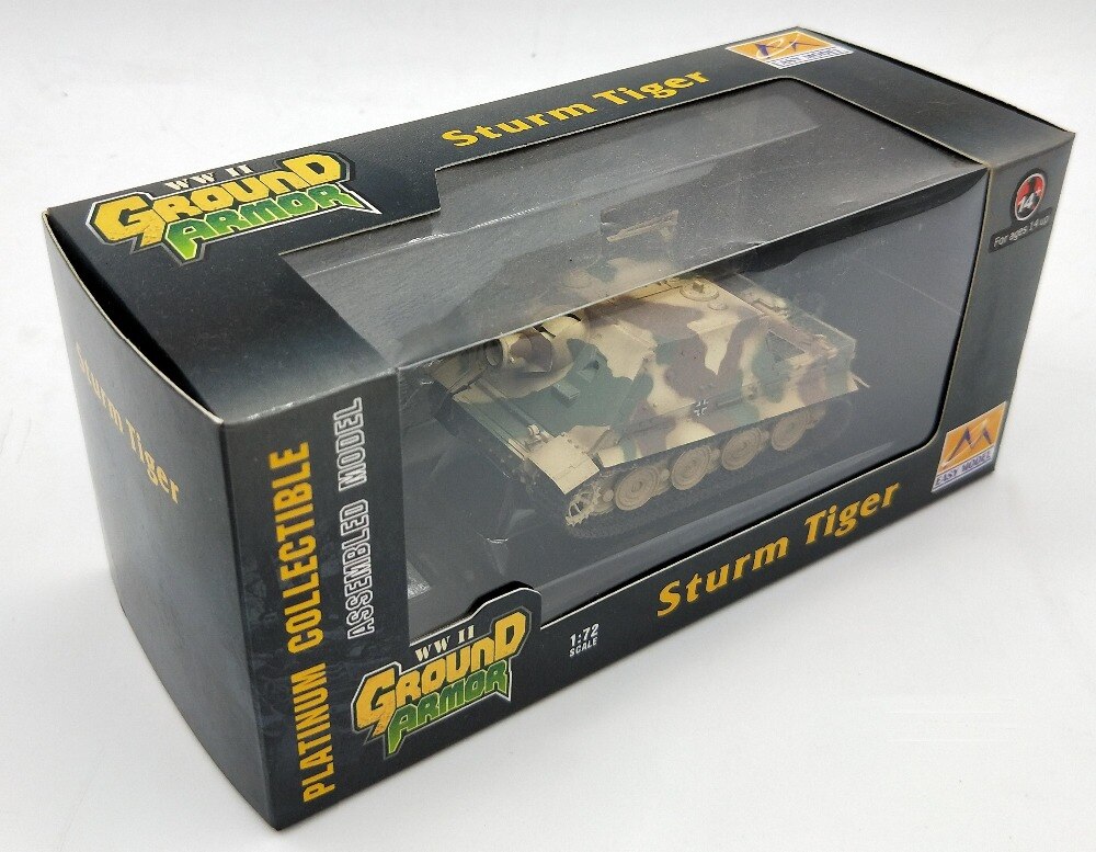 Trumpet 1:72 German assault tiger heavy mortar 36103 finished product model Trumpet 1:72 German assault tiger heavy mortar 36103 finished product model