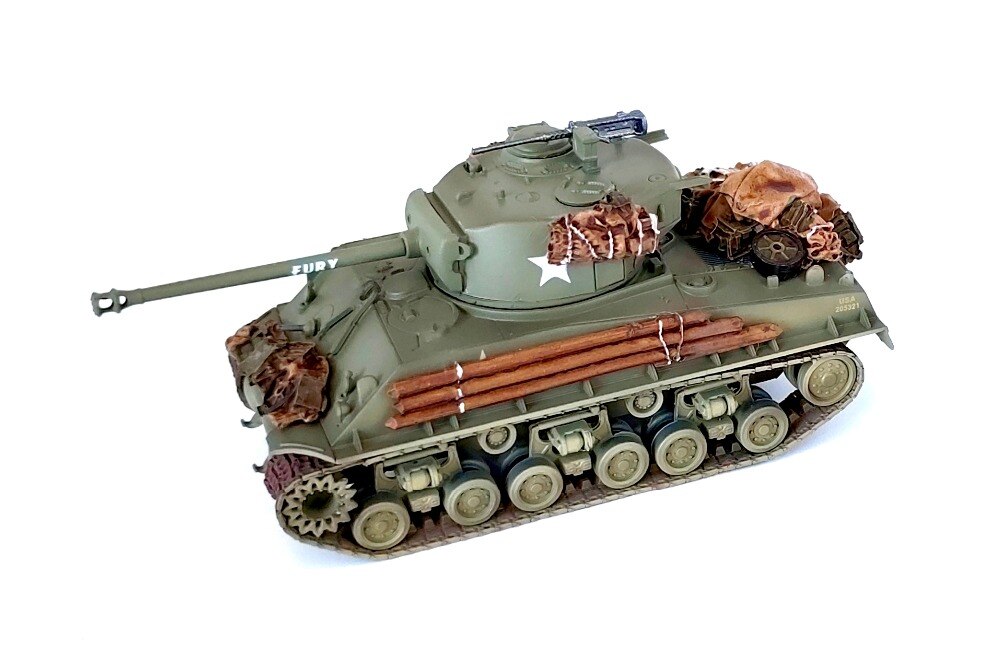 fine1:72 World War II America M4a3e8 tank M4A1 Sherman MK tank model Finished products collection ornaments