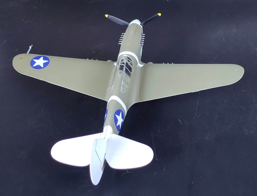 1:48 World War II U.S. p-40m fighter model Finished product simulation model 39311 1:48 World War II U.S. p-40m fighter model Finished product simulation model 39311
