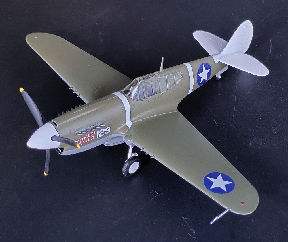 1:48 World War II U.S. p-40m fighter model Finished product simulation model 39311 1:48 World War II U.S. p-40m fighter model Finished product simulation model 39311