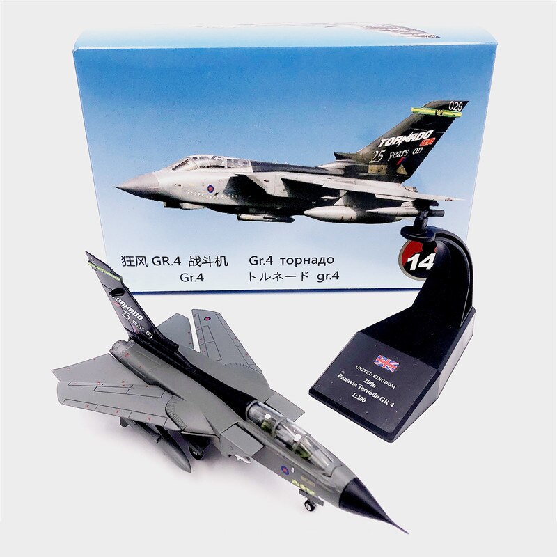 1 / 100 RAF GR4 fighter model Alloy simulation fighter static finished product