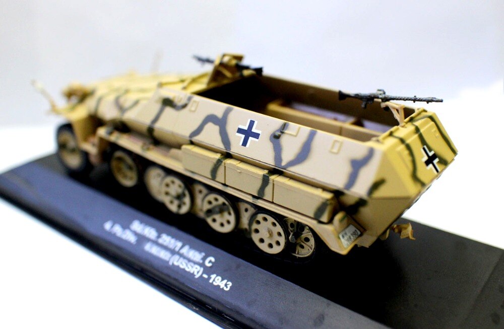 rare fine 1/43 SD. 251 / 1. C 4. PZ Div. Kursk 1943 armored vehicle model Alloy collection model