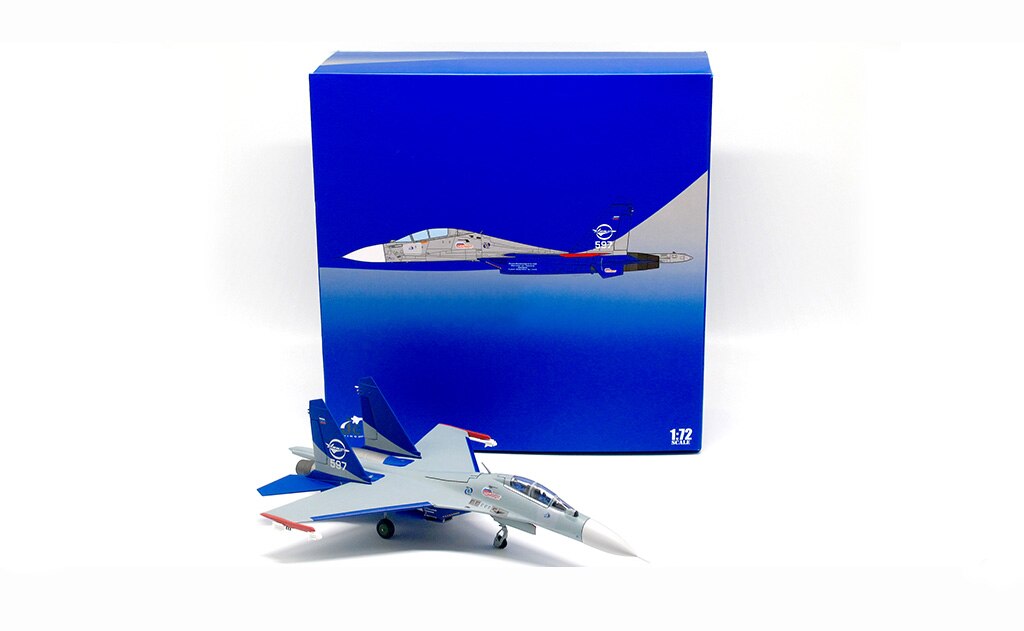 fine 1:72 Russian Air Force Su30LL Fighter Model finished product Alloy Aircraft Model Collection