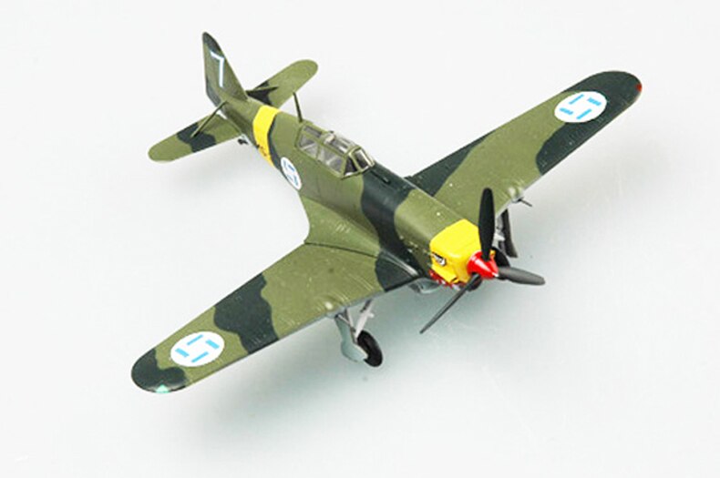 1: 72 WWII Finnish ms.406 fighter model Trumpeter 36326 Finished product collection model 1: 72 WWII Finnish ms.406 fighter model Trumpeter 36326 Finished product collection model