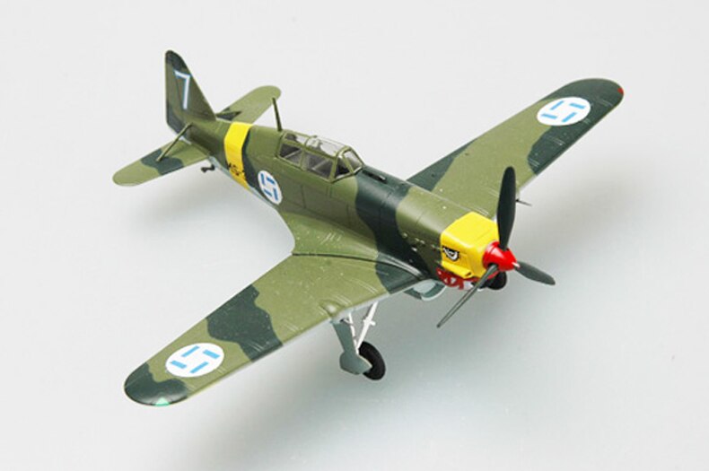 1: 72 WWII Finnish ms.406 fighter model Trumpeter 36326 Finished product collection model 1: 72 WWII Finnish ms.406 fighter model Trumpeter 36326 Finished product collection model