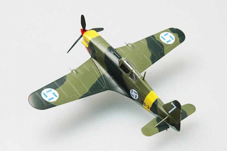 1: 72 WWII Finnish ms.406 fighter model Trumpeter 36326 Finished product collection model 1: 72 WWII Finnish ms.406 fighter model Trumpeter 36326 Finished product collection model