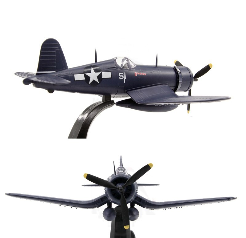 1 / 72 World War II US Navy f4u-1d fighter 1945 Finished product collection model
