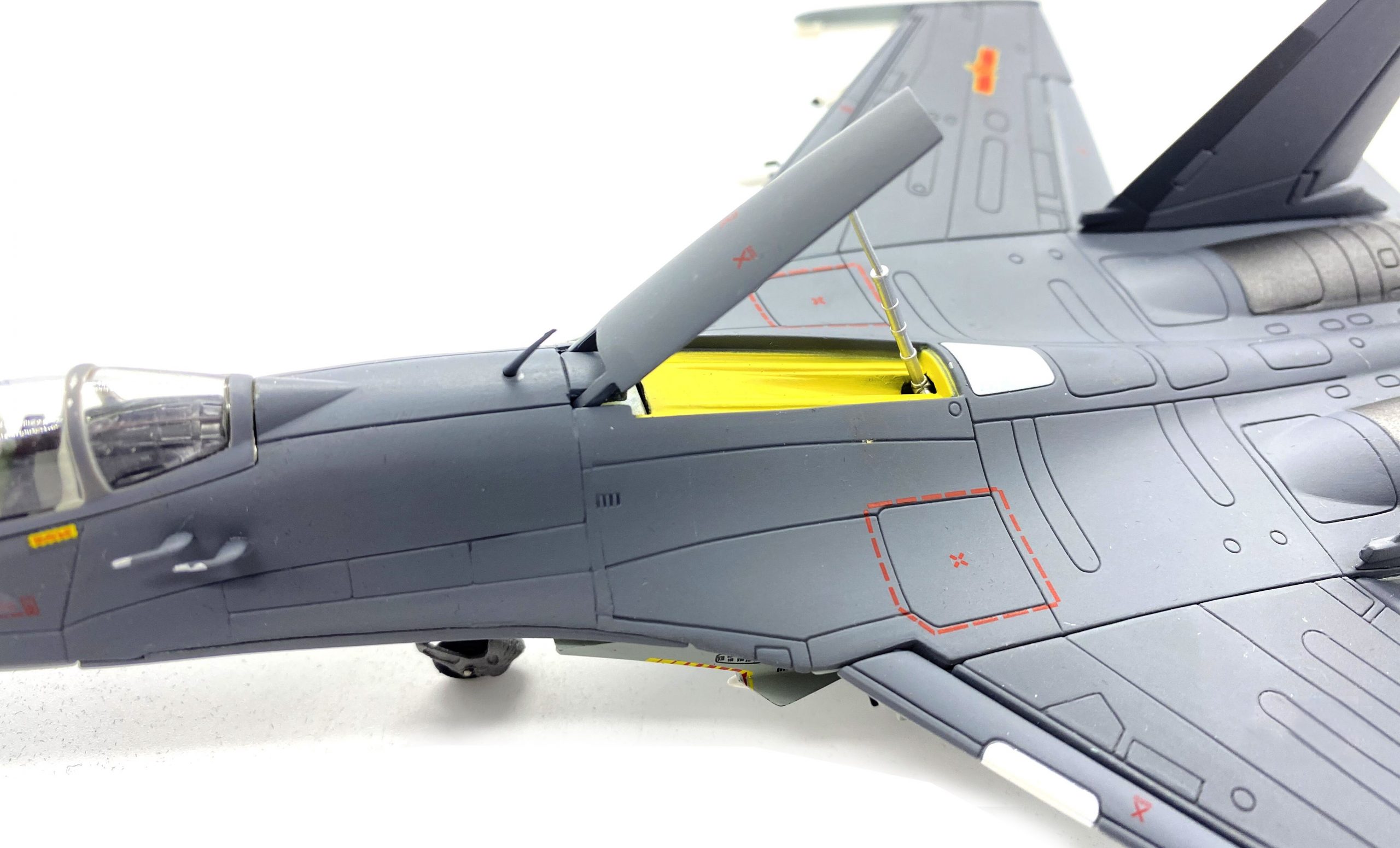 fine 1: 72 China Air Force Su-27 fighter model Finished alloy model Static ornament