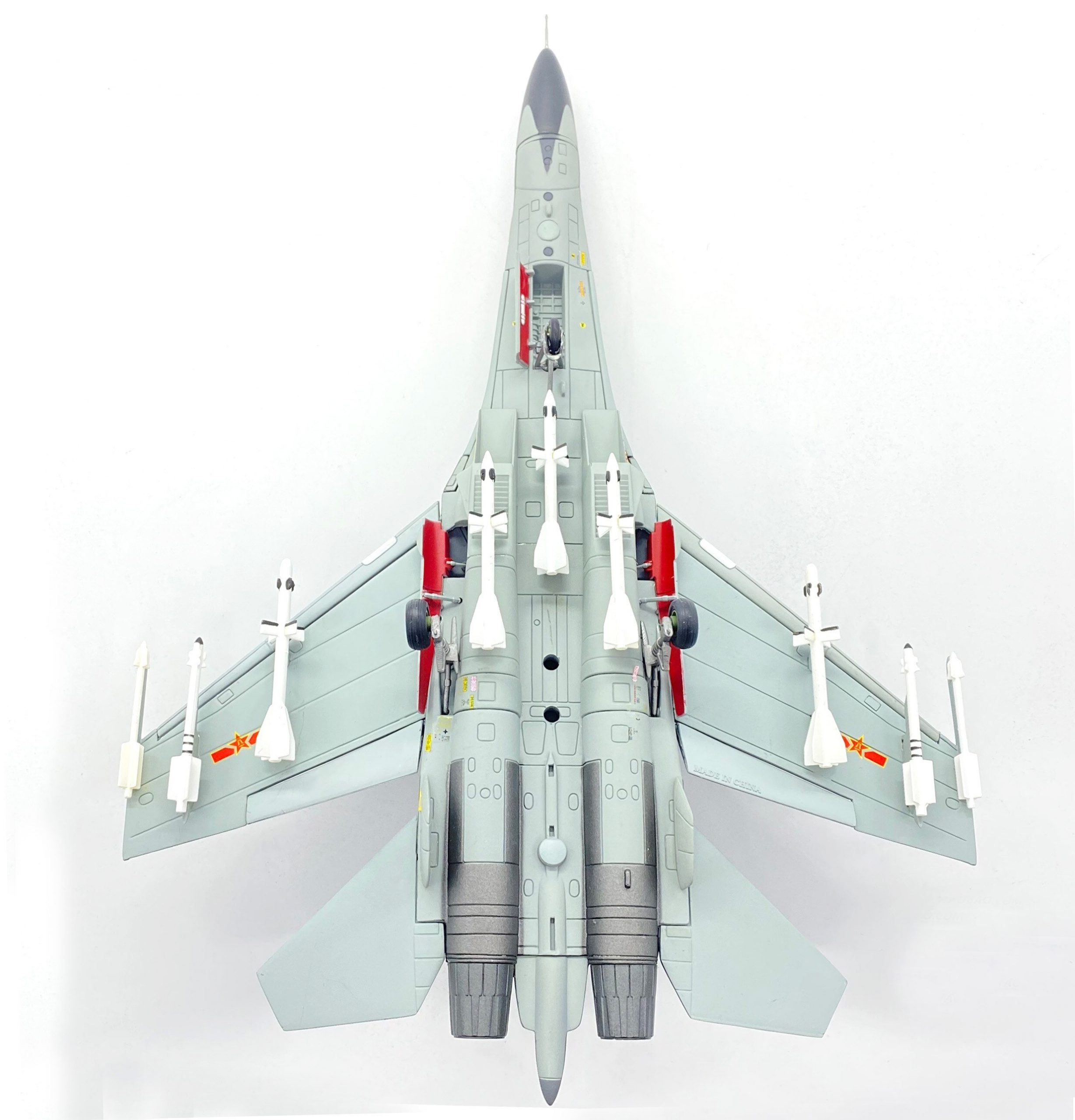 fine 1: 72 China Air Force Su-27 fighter model Finished alloy model Static ornament