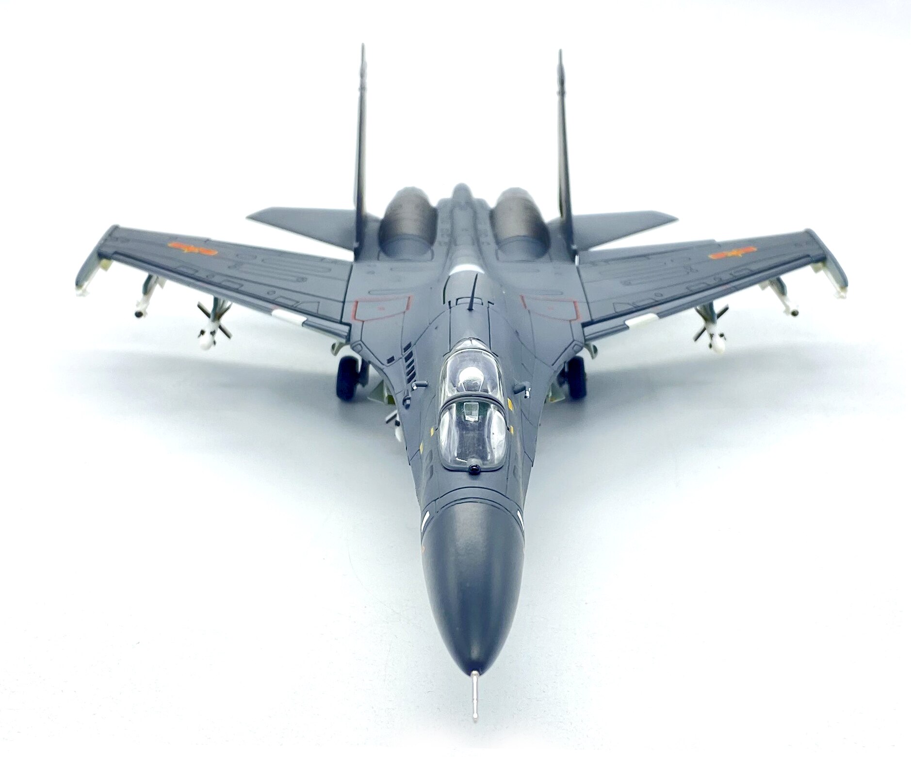 fine 1: 72 China Air Force Su-27 fighter model Finished alloy model Static ornament