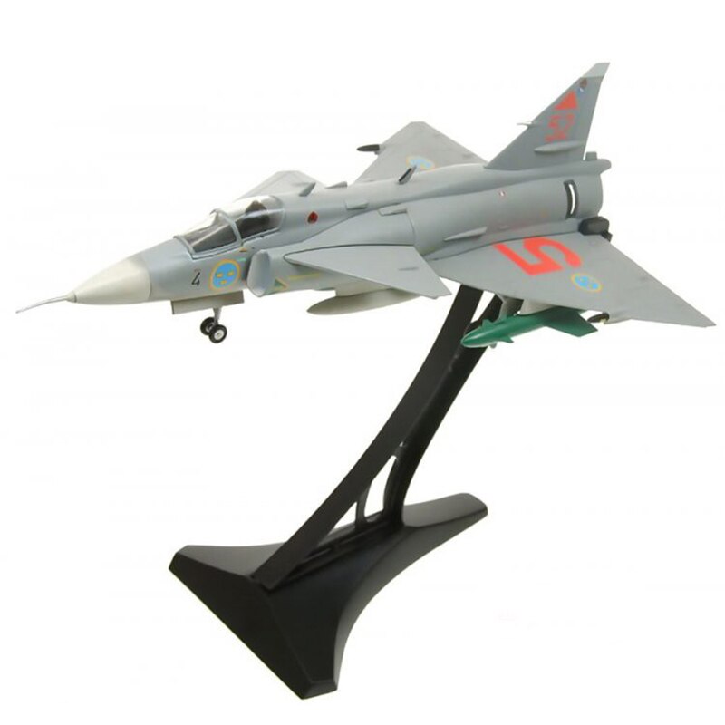 fine 1/72 Finished Swedish Air Force Ja37 fighter 42002 Alloy collection model