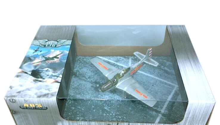 1 / 72 Chinese air force p-51d fighter Intraband structure Founding ceremony 1949 Alloy collection model