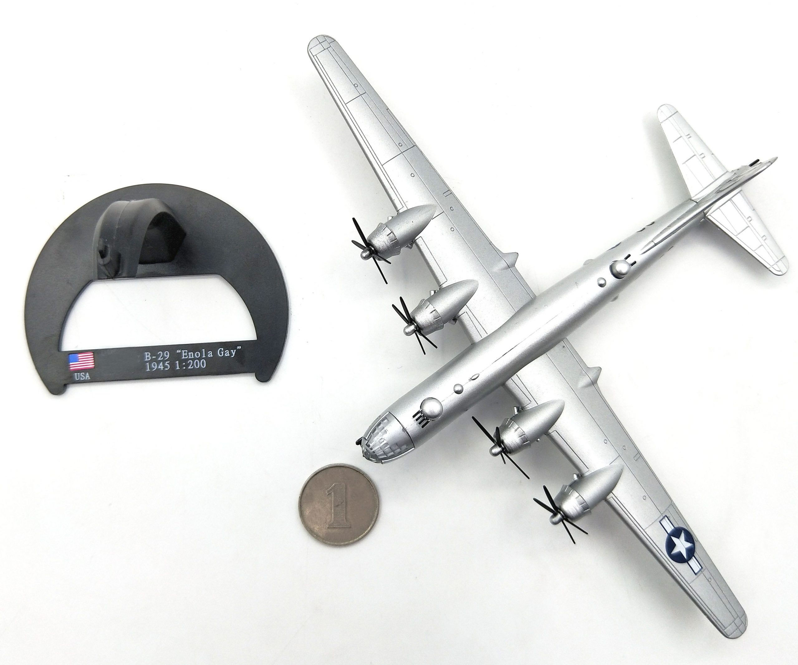 1: 200 World War II US B29 super heavy bomber Alloy aircraft model Static ornament products