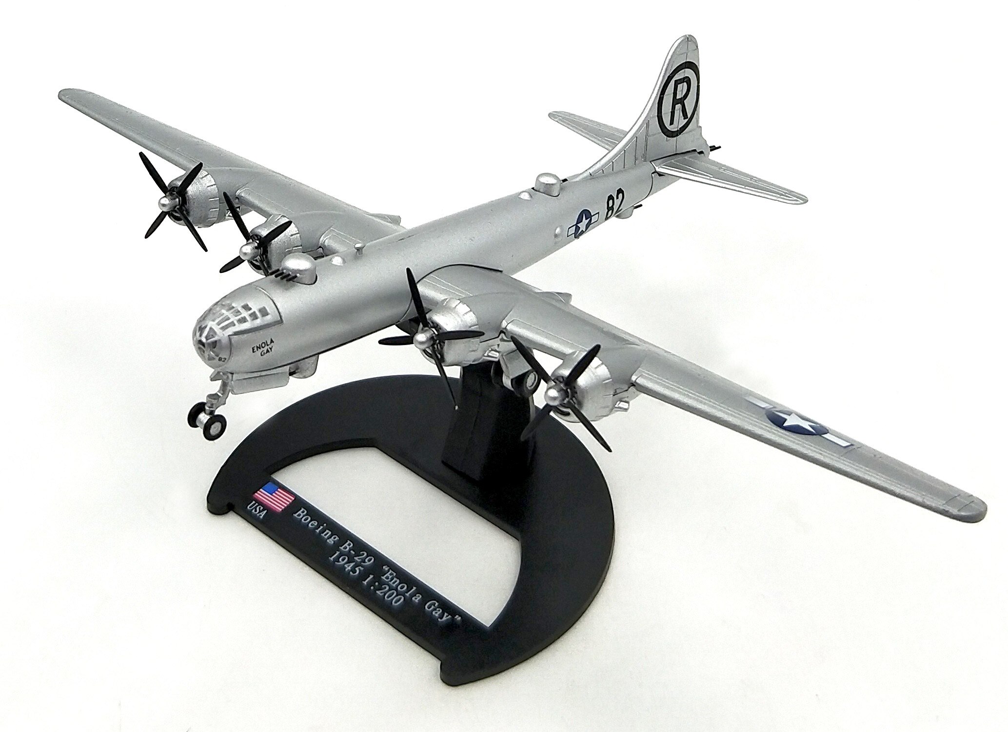 1: 200 World War II US B29 super heavy bomber Alloy aircraft model Static ornament products