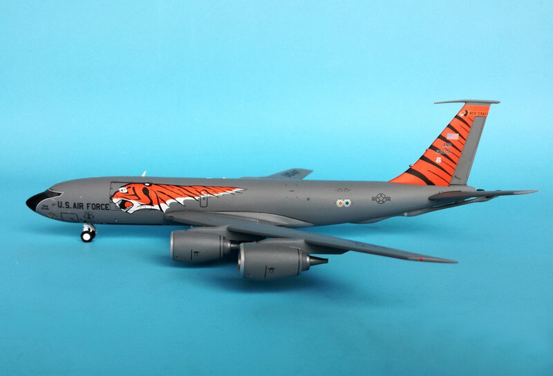fine 1/200 US Air Force kc-135r tanker model NATO tiger painting G2afo698 alloy aircraft model Collection model