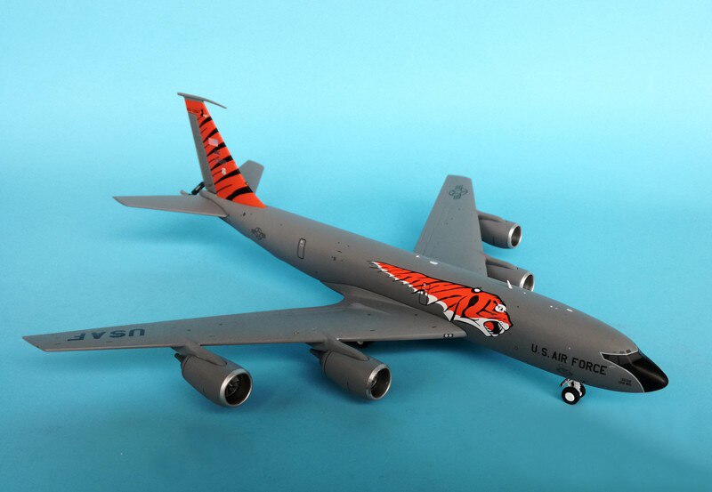 fine 1/200 US Air Force kc-135r tanker model NATO tiger painting G2afo698 alloy aircraft model Collection model