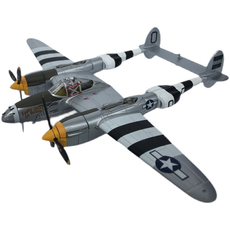 Fine 1 / 72 World War II US p-38g fighter model Aa36616 alloy model